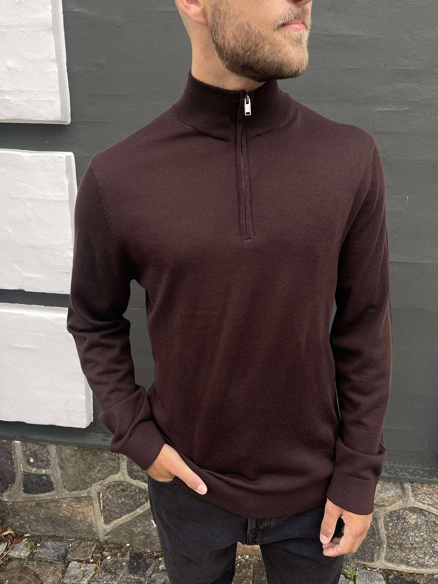 SLHTRAY Pullover - Demitasse